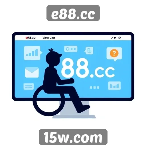 Acessibilidade e interface do usuário no e88.cc